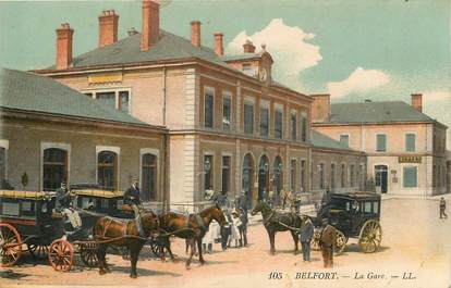 CPA FRANCE 90 "Belfort, la gare"