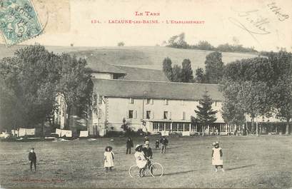 / CPA FRANCE 81 "Lacaune les Bains, l'établissement" / Ed. Labouche