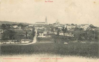 / CPA FRANCE 81 "Cadalen, vue générale" / Ed. Labouche