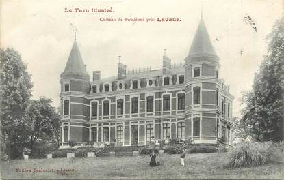 / CPA FRANCE 81 "Château de Poudéons près Lavaur"
