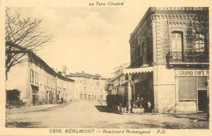 / CPA FRANCE 81 "Réalmont, Boulevard Armengaud" / Le Tarn Illustré