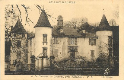 / CPA FRANCE 81 "Le Château de Granval près Teillet" / Le Tarn Illustré