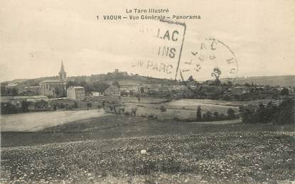 / CPA FRANCE 81 "Vaour, vue générale, panorama" / Le Tarn Illustré