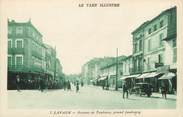 81 Tarn / CPA FRANCE 81 "Lavaur, avenue de Toulouse, grand faubourg" / Le Tarn Illustré