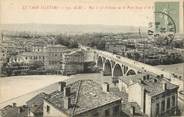 81 Tarn / CPA FRANCE 81 "Albi, vue à vol d'oiseau sur le pont neuf" / Le Tarn Illustré