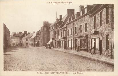 / CPA FRANCE 22 "Châtelaudren, la place"