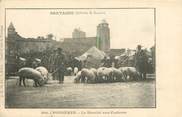 35 Ille Et Vilaine CPA FRANCE 35 "Fougères, le Marché aux Cochons"