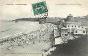 64 PyrÉnÉe Atlantique / CPA FRANCE 64 "Biarritz, à la grande plage" / BIARRITZ PANORAMIQUE