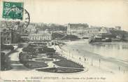 64 PyrÉnÉe Atlantique / CPA FRANCE 64 "Biarritz, les deux Casinos et les jardins de la plage" / BIARRITZ ARTISTIQUE