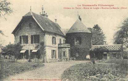 / CPA FRANCE 61 "Moulins La Marche, château du Tertre"