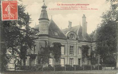 / CPA FRANCE 61 "Saint Aquilin de Corbion, château du Houssay"