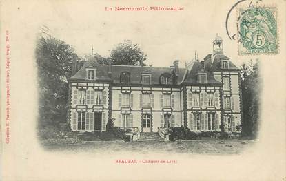 / CPA FRANCE 61 "Beaufai, château de Livet"