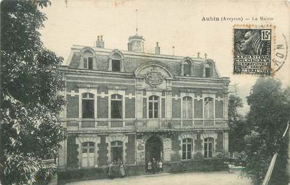 / CPA FRANCE 12 "Aubin, la mairie"