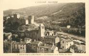 12 Aveyron / CPSM FRANCE 12 "Brousse le Château, le château et la vallée du Tarn"