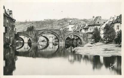 / CPSM FRANCE 12 "Espalion, le pont vieux et le lot"