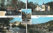 12 Aveyron / CPSM FRANCE 12 "Souvenir de Fayet"