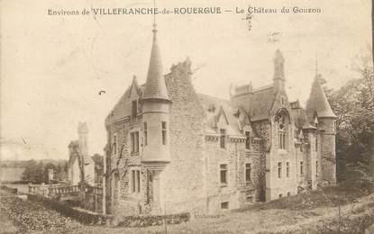 / CPA FRANCE 12 "Environs de Villefranche de Rouergue, le château de Gouzou"