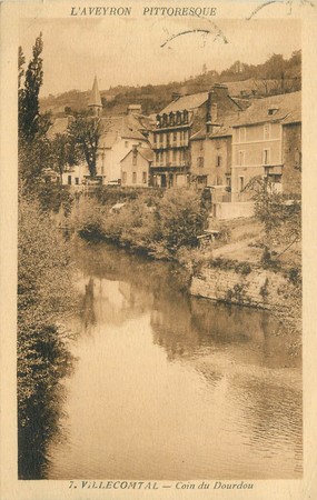 / CPA FRANCE 12 "Villecomtal, coin du Dourdou"'