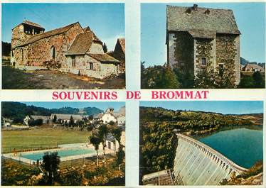 / CPSM FRANCE 12 "Souvenir de Brommat"