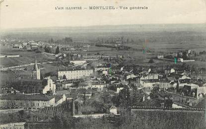 / CPA FRANCE 01 "Montluel, vue générale"