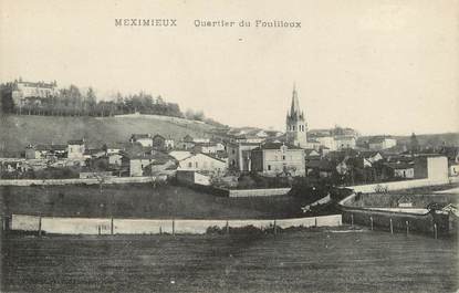 / CPA FRANCE 01 "Meximieux, quartier du Fouilloux"