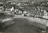 29 Finistere / CPSM FRANCE 29 "Roscoff, vue aérienne, la grande plage"