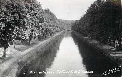 / CARTE PHOTO FRANCE 70 "Port sur Saône, le canal et l'écluse"