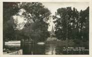 92 Haut De Seine / CPSM FRANCE 92 "Rueil Malmaison, la Seine, vue vers l'église de Chatou"