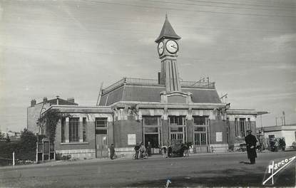 / CPSM FRANCE 93 "Aulnay sous Bois, la gare"