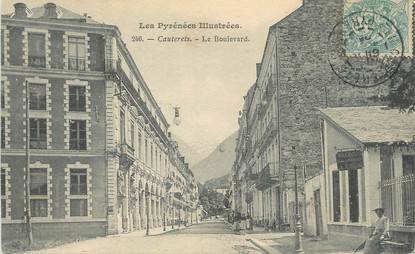 / CPA FRANCE 65 "Cauterets, le boulevard"