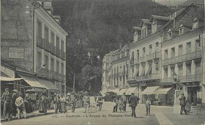 / CPA FRANCE 65 "Cauterets, l'av du Mamelon vert"