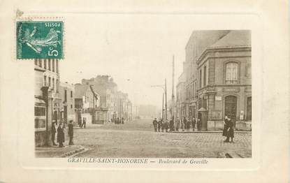 / CPA FRANCE 76 "Graville Sainte Honorine, bld de Graville"