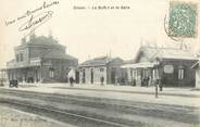 76 Seine Maritime / CPA FRANCE 76 "Oissel, le buffet et la gare"