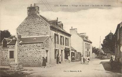 / CPA FRANCE 22 "Etables, village de la cour, la Croix de Mission"