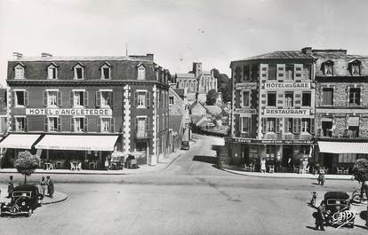 / CPSM FRANCE 22 "Lamballe, hôtels de la gare et d'Angleterre "