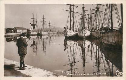 / CPSM FRANCE 22 "Paimpol, calme du matin au port"