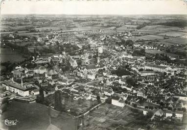 / CPSM FRANCE 36 "Chatillon Sur Indre, vue générale aérienne"