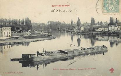/ CPA FRANCE 94 "Joinville le Pont" / PENICHE
