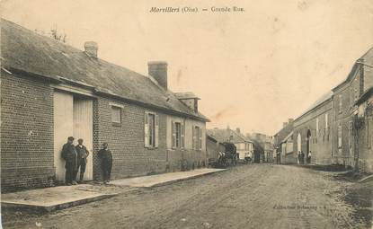 / CPA FRANCE 60 "Morvillers, grande rue"