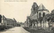 60 Oise / CPA FRANCE 60 "La Neuville en hez, mairie et église"