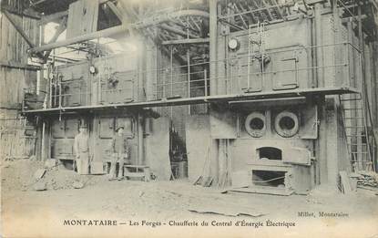 / CPA FRANCE 60 "Montataire, les forges, chaufferie du central d'Energie Electrique"