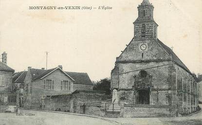 / CPA FRANCE 60 "Montagny en Vexin, l'église"