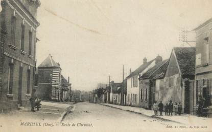 / CPA FRANCE 60 "Marissel ,route de Clermont"