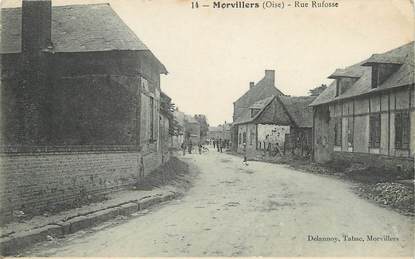 / CPA FRANCE 60 "Morvillers, rue Rufosse"