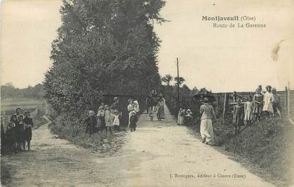 / CPA FRANCE 60 "Montjavoult, route de la Garenne"