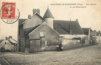 / CPA FRANCE 60 "Nanteuil le Haudoin, rue Carnot et rue Beauregard"