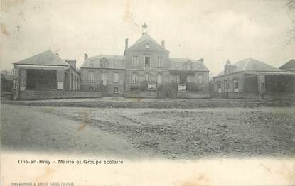 / CPA FRANCE 60 "Ons en Bray, mairie et groupe scolaire"