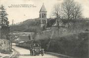 60 Oise / CPA FRANCE 60 "Environs de Verberie, église Romane de Rhuis"