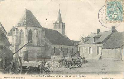 / CPA FRANCE 60 "Le plessier sur Saint Just, l'église"