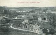 60 Oise / CPA FRANCE 60 "Pouilly, la mairie et l'école"